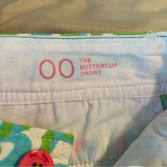 Lilly Pulitzer The Buttercup Shorts Women's 00 Multicolor Floral Tulip Hem. - Picture 6 of 8